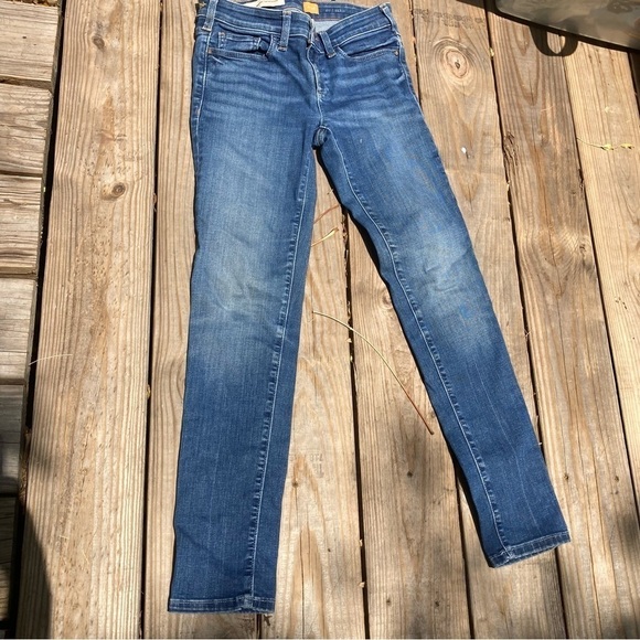 Anthropologie PILCRO & THE LETTERPRESS Serif MID RISE SKINNY Ankle JEANS Size 26 - Picture 2 of 7